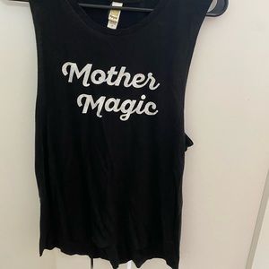 Mother Magic Black Tank by Mother Sun and the Captain